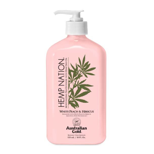 Australian Gold Hemp Nation White Peach Hibiscus 535ml Hos Frisøren Baronen