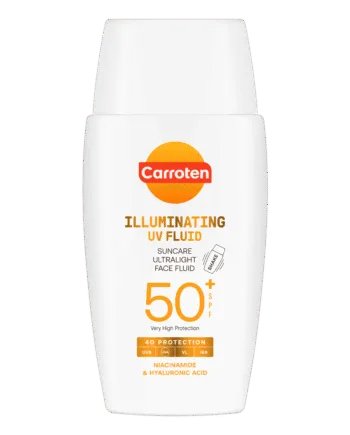 Carroten Face Light Fluid Spf50  50 Ml Solcreme Hos Frisøren   Baronen