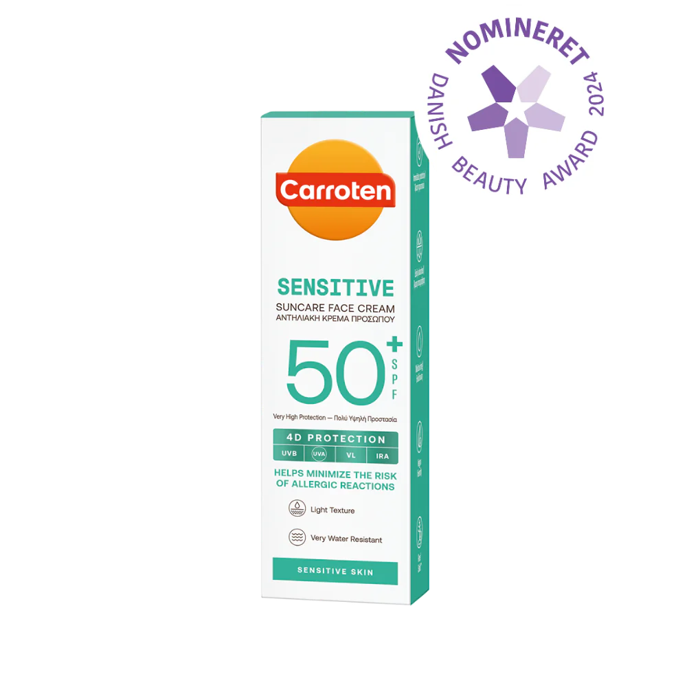 Carroten Sensitive Face Cream Spf 50 Solcreme Hos Frisøren Baronen
