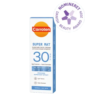 Carroten Super Mat Face Cream Spf 30 Solcreme Hos Frisøren   Baronen