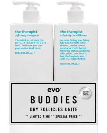 Evo The Therapist Buddies Shampoo   Conditioner 2x 500ml Hos Frisøren   Baronen