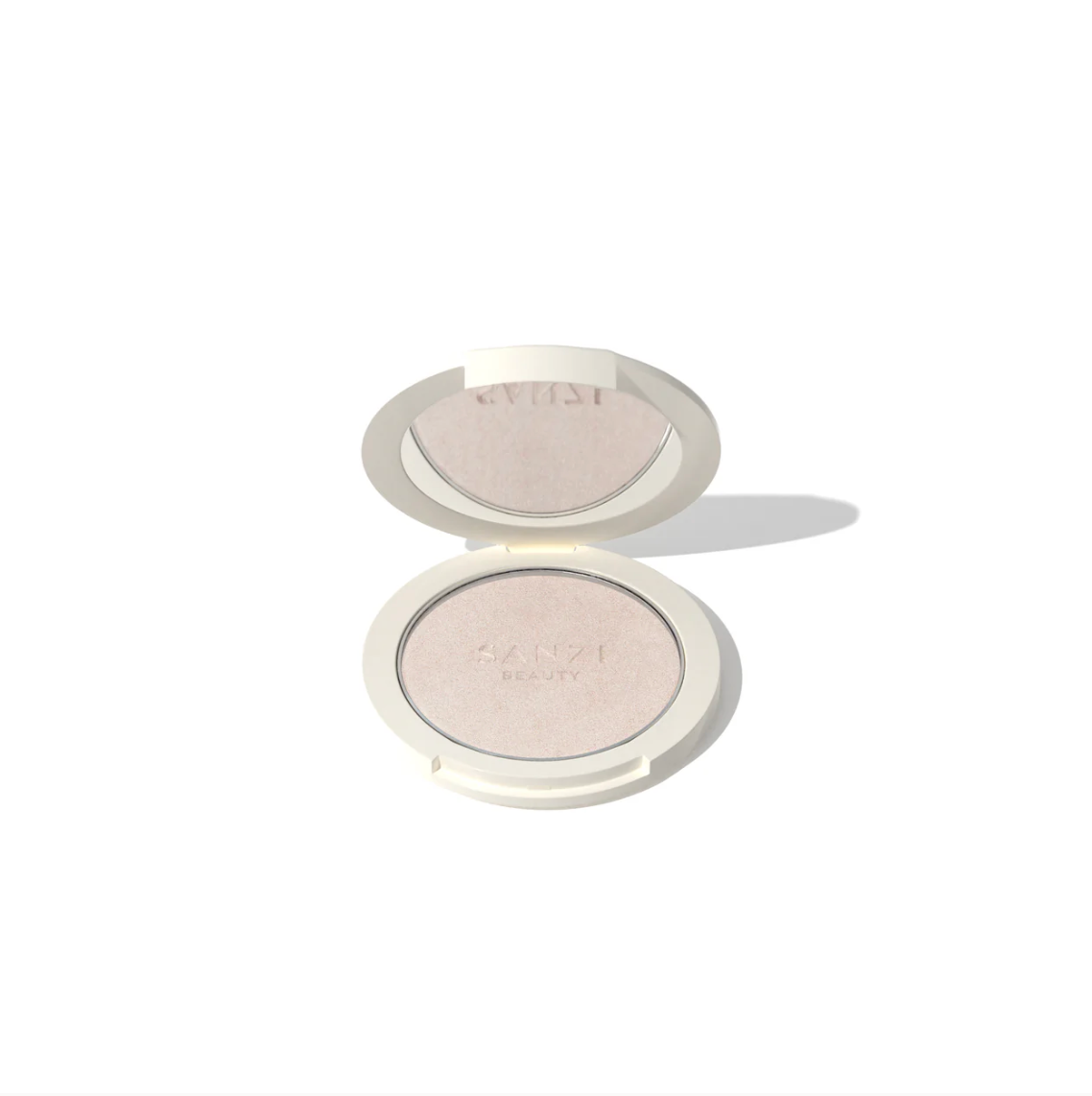 Sanzi Beauty Powder Highlighter Pearly Rose Hos Frisøren Baronen