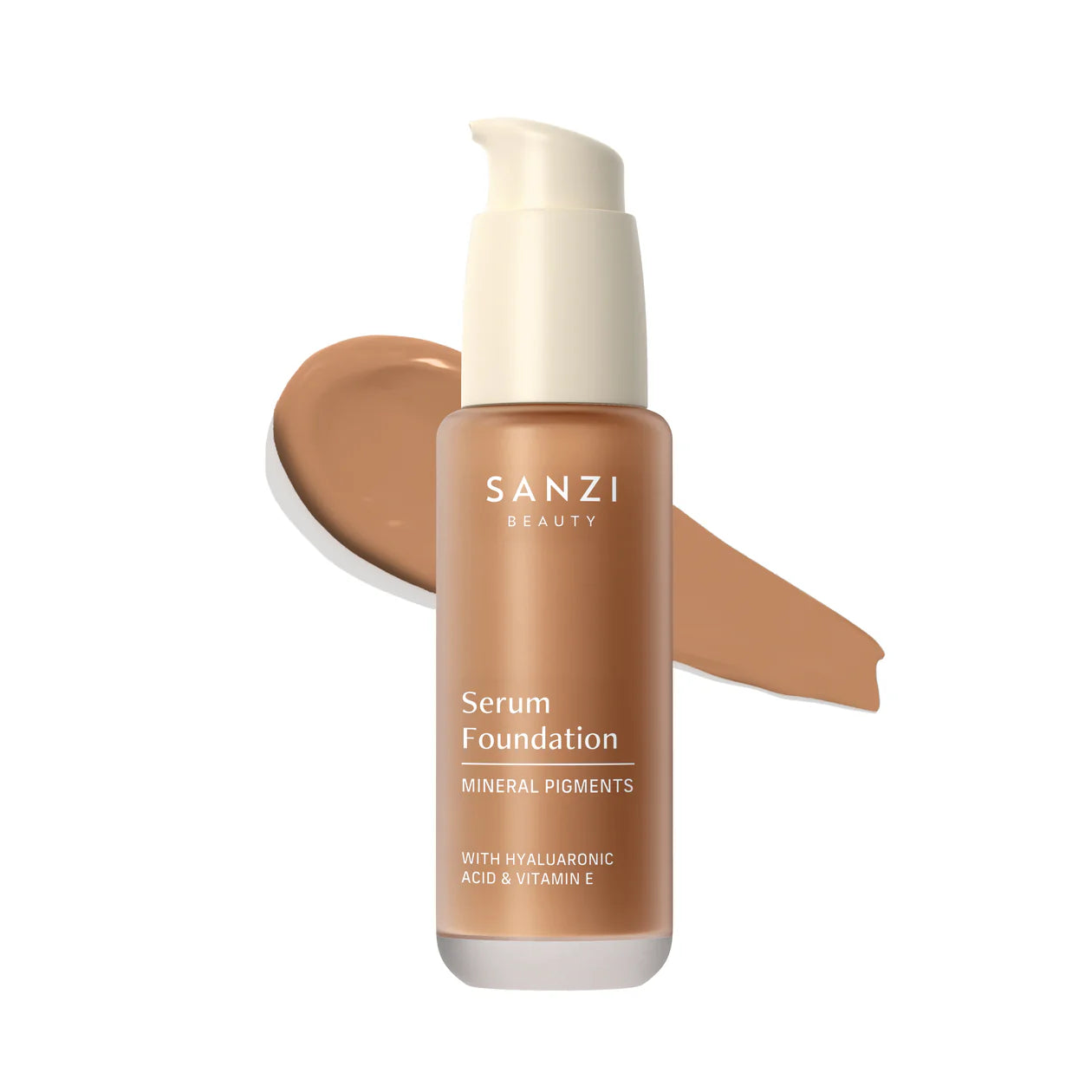 Sanzi Beauty Serum Foundation 09 Deep Warm Rosy Hos Frisøren Baronen