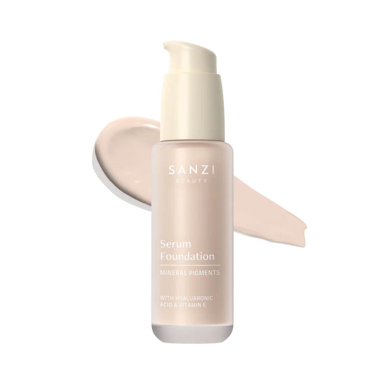 Sanzi Beauty Serum Foundation 02 Light Neutral-warm Rosy Hos Frisøren Baronen