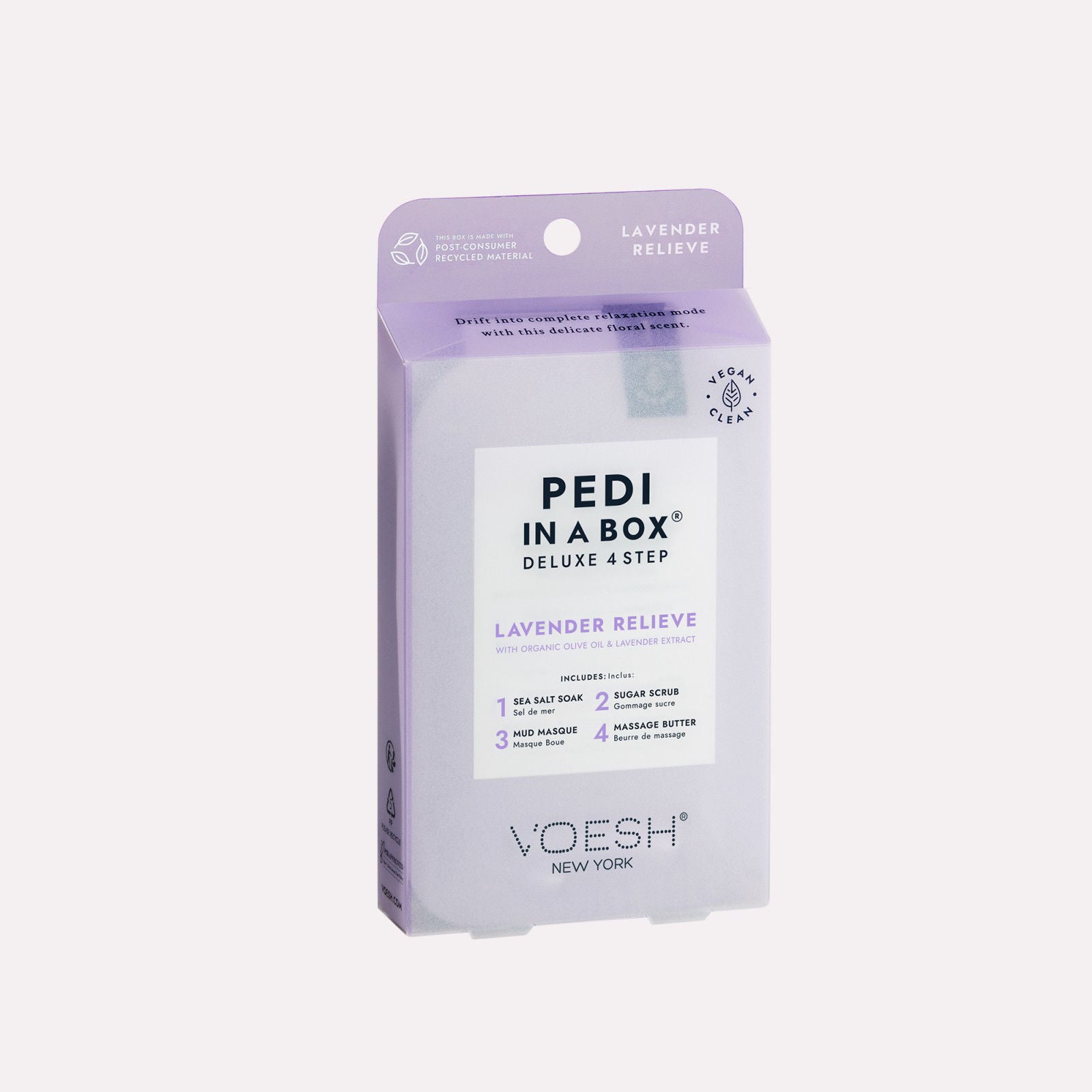 Voesh Pedi In Box Deluxe Lavendel Relieve Hos Frisøren Baronen