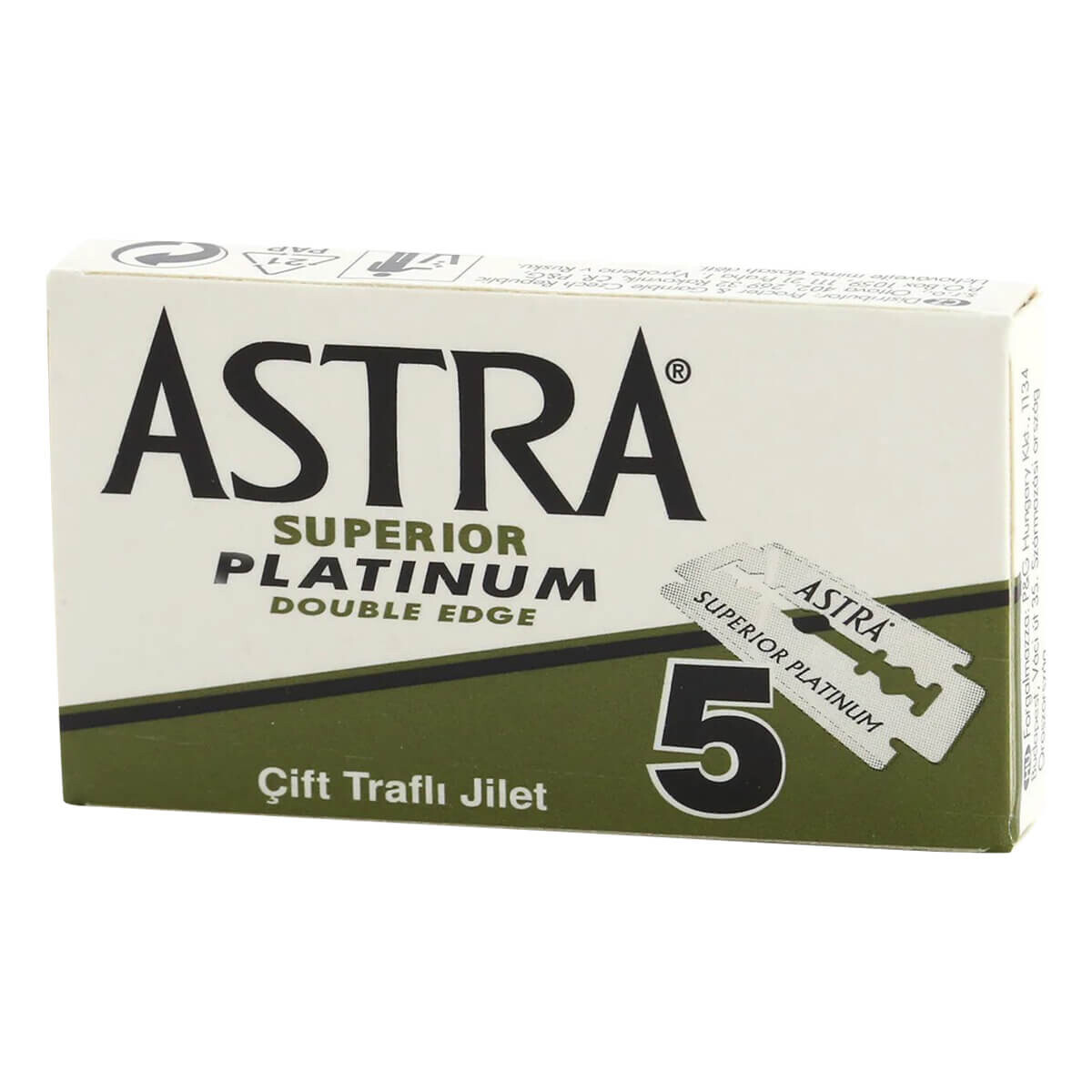 Astra Superior Platinum De-barberblade  2x5 Stk   10 Stk