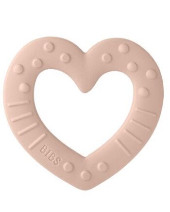 Bibs Baby Bitie Heart Blush   Stk
