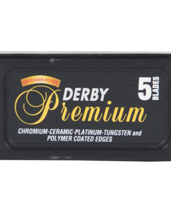 Derby Black Premium De-barberblade  2x5 Stk   10 Stk