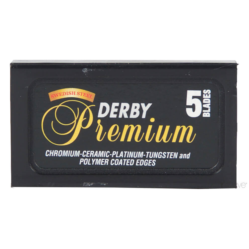 Derby Black Premium De-barberblade  2x5 Stk   10 Stk