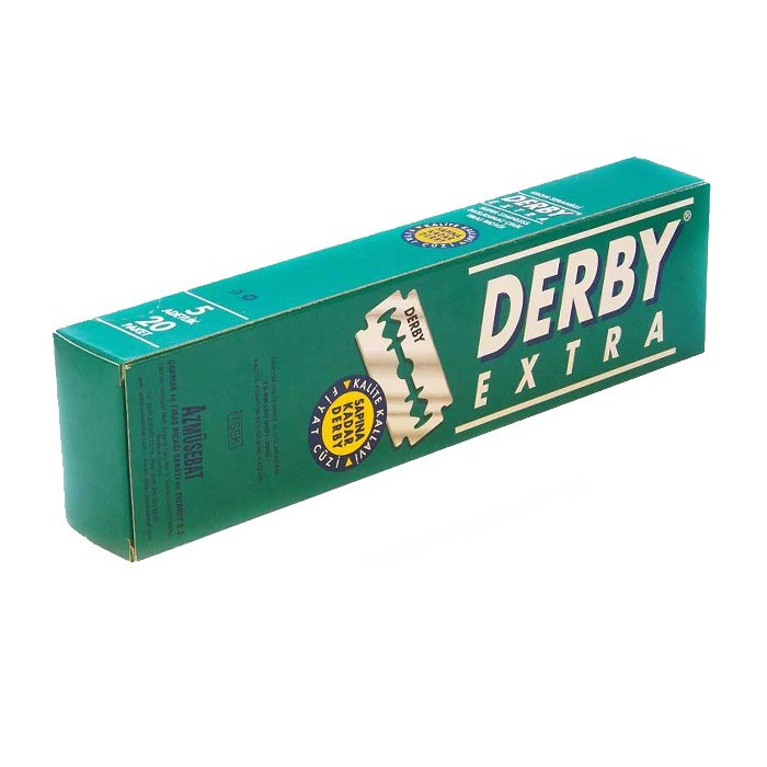 Derby Extra  Coated De-barberblade    Stang  20x5 Stk   100 Stk