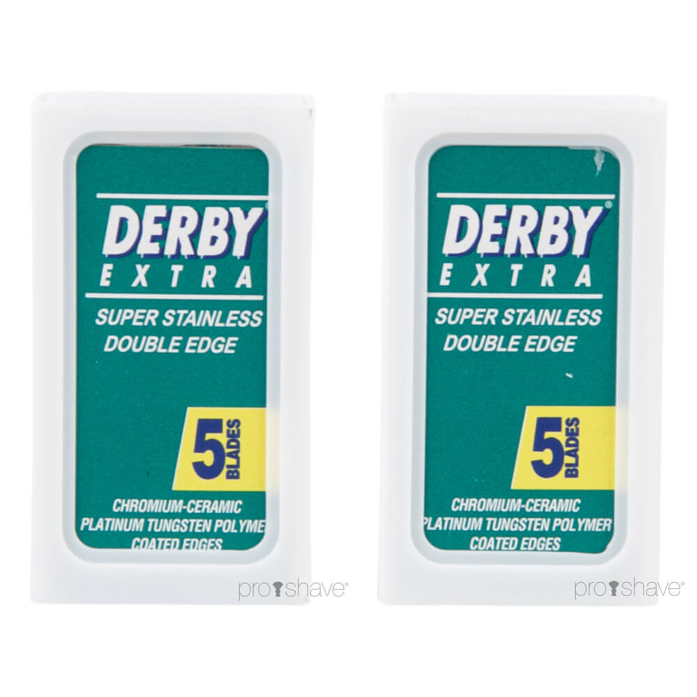 Derby Extra  Coated De-barberblade  2x5 Stk   10 Stk
