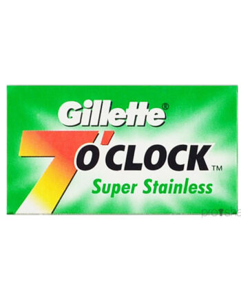 Gillette     39 Clock Super Stainless De-barberblade  Grøn  2x5 Stk   10 Stk