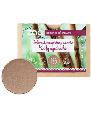 Zao  økologisk Pearly Eyeshadow 106 Bronze       Refill