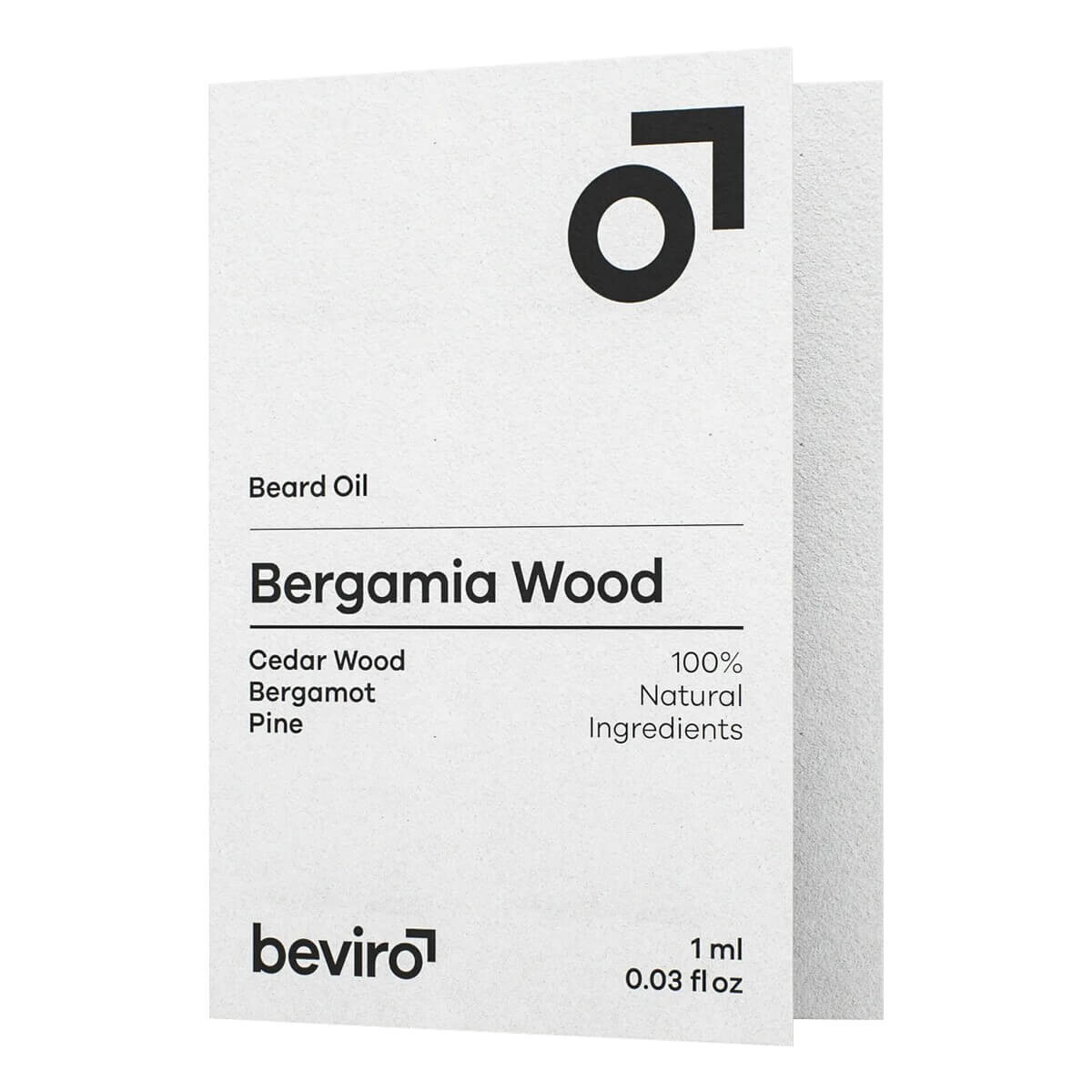 Beviro Beard Oil  Bergamia Wood  Sample    Ml