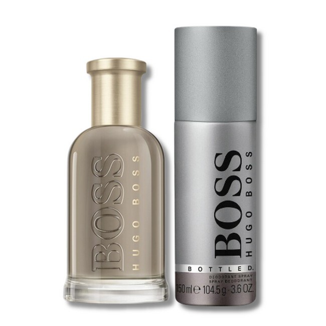Hugo Boss Bottled Eau De Parfum Sæt 50 Ml Edp   Deodorant Spray