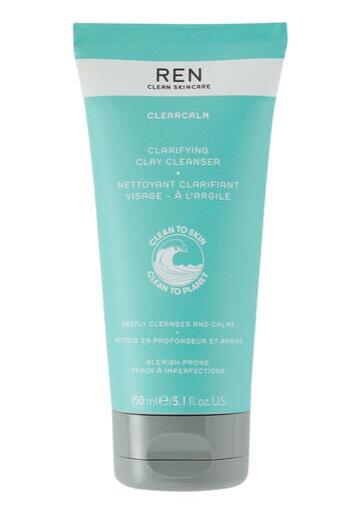 Ren Clean Skincare Clearcalm Clarifying Clay Cleanser  150ml