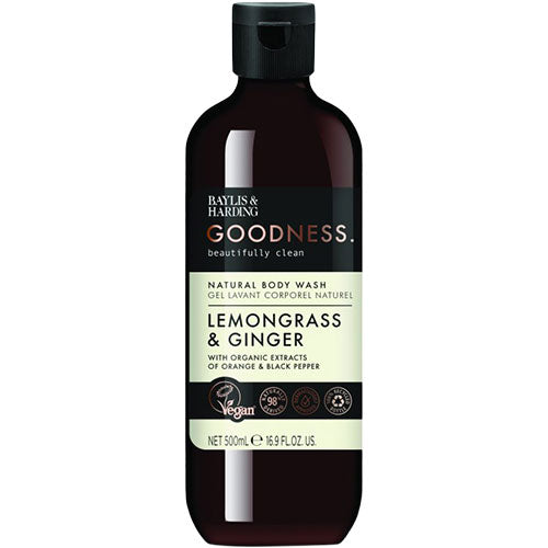- Veganskbaylis   Harding Goodness Body Wash Lemongrass   Ginger