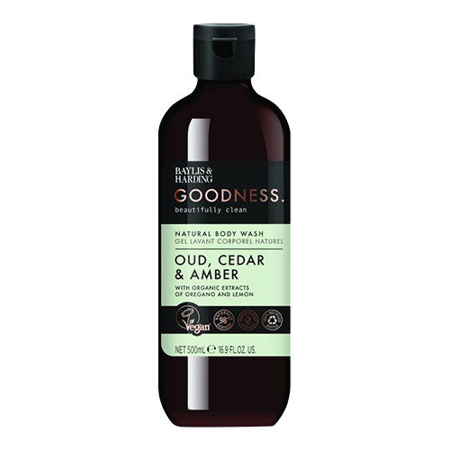 - Veganskbaylis   Harding Goodness Body Wash Oud  Cedar   Amber